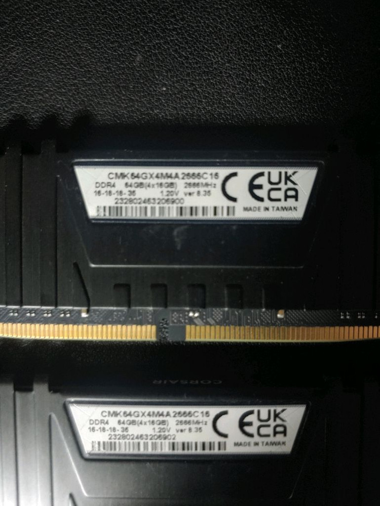 커세어 벤젠스 LPX DDR4 64GB (16GBx4) 2666MHz 이미지