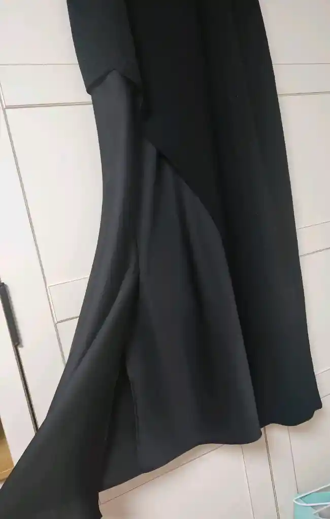 시스템 새틴 블록 니트스커트 이미지