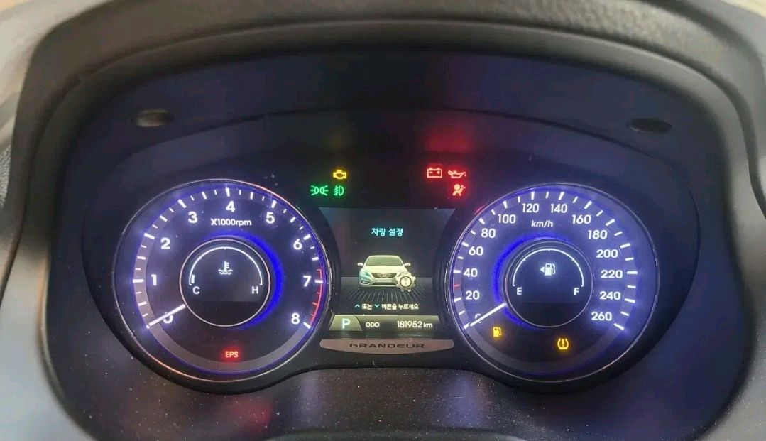 그랜저HG 슈퍼비젼계기판 (94013-3V015)/(휘발유/181,952km) 이미지