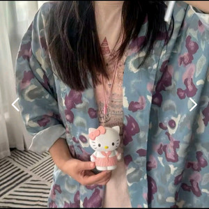 헬로키티 목걸이형 선풍기 이미지