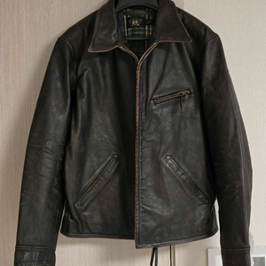 RRL 뉴스보이 가죽자켓 L 새제품 이미지