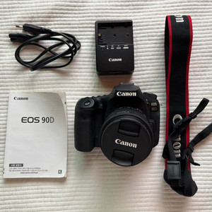 캐논 EOS 90D + EFS 18-55mm 카메라 세트 이미지