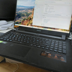 Aorus 17인치 300hz 고사양 게이밍 노트북 RTX3080 이미지