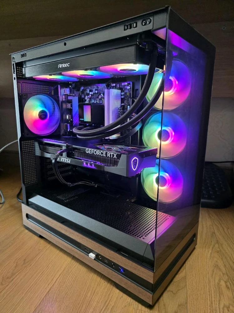 AMD 라이젠 9800x3d, 엔비디아 rtx5070 등 컴퓨터 본체 판매 이미지