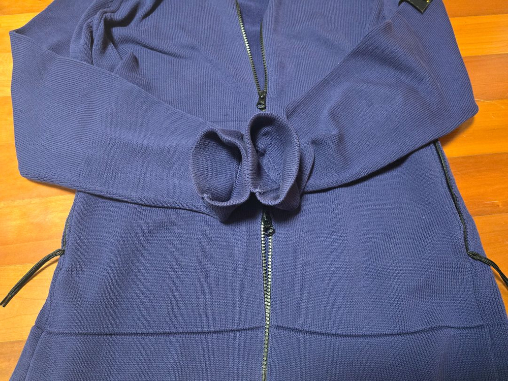 스톤아일랜드 stretch cotton 후드 수납 집업 가디건 이미지