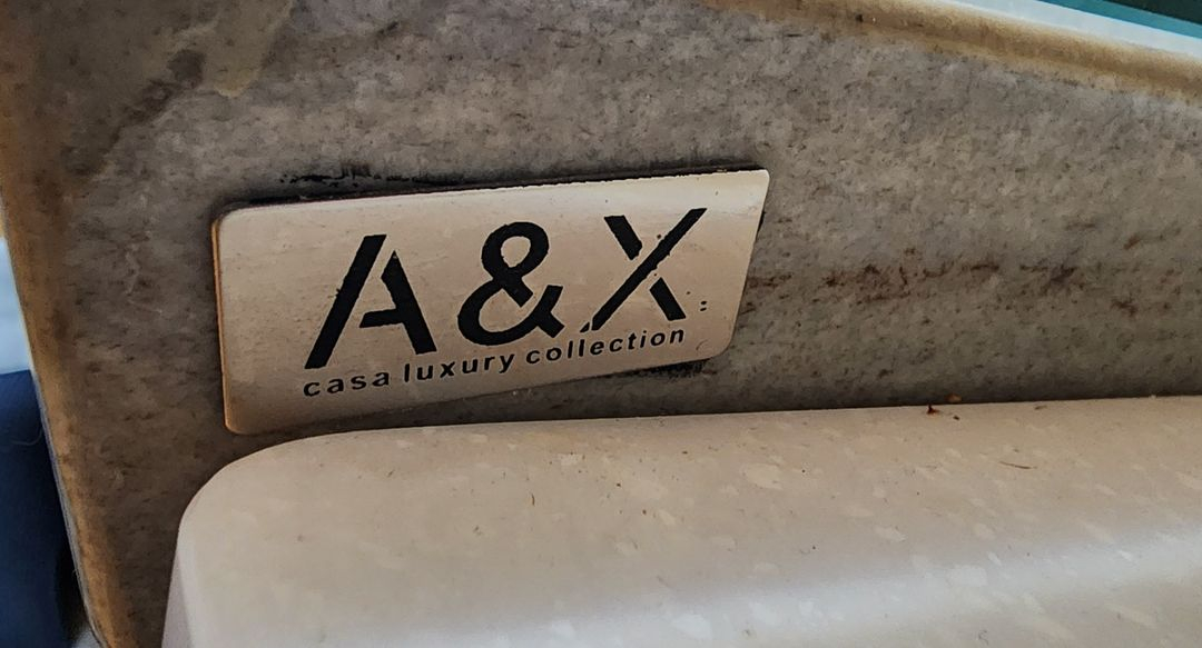 A&X 알마니가구 천연 대리석 4인 식탁+의자 세트 이미지