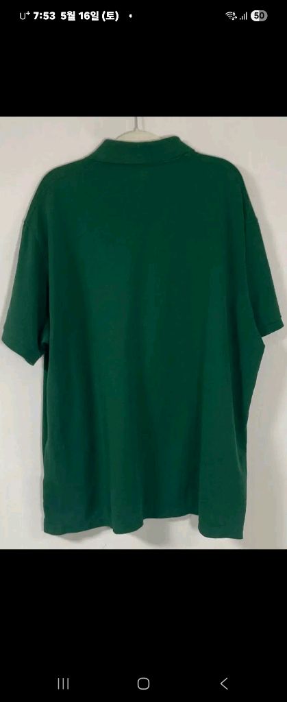 유니클로 3xl (110-115) 면+폴리 카라반팔티 이미지