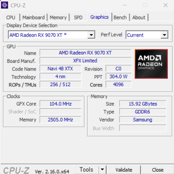 XFX 라데온 RX 9070XT SWIFT 이미지