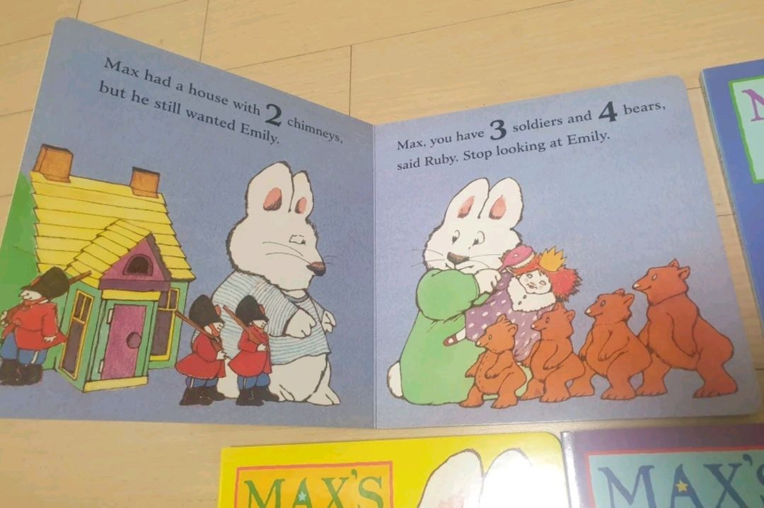 <Max and Ruby> DVD 시즌3~6 & 보드북 5권 총 5만원 이미지