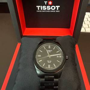 티쏘 PRC 100 솔라 PVD 블랙 39mm 이미지