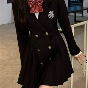졸사 영국교복 프레피룩 원피스 대여 이미지