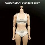 백인 여성 보통체형 커스텀 바디(속옷x) 12인치 피규어(핫토이 호환) 이미지