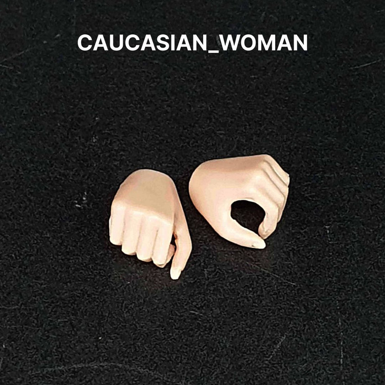 백인 여성 보통체형 커스텀 바디(속옷x) 12인치 피규어(핫토이 호환) 이미지