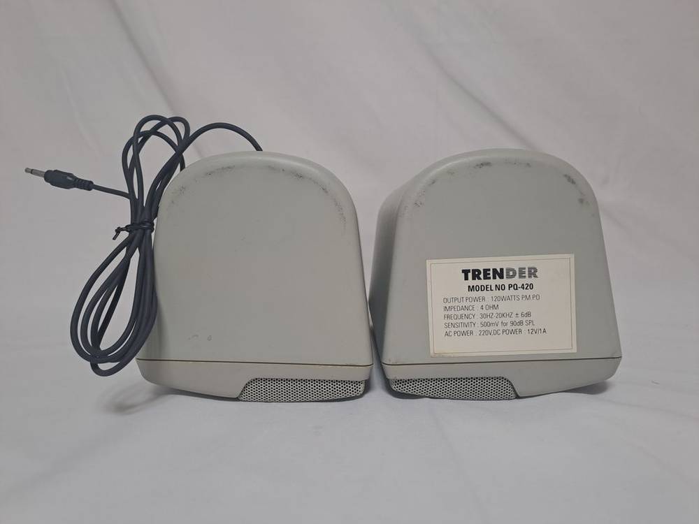 TRENDER PQ-420 레트로 2채널 PC스피커 이미지