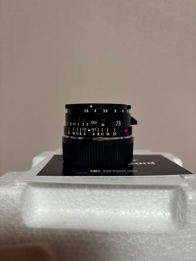 보이그랜더 컬러스코파 28mm F2.8 VM마운트 블랙 이미지