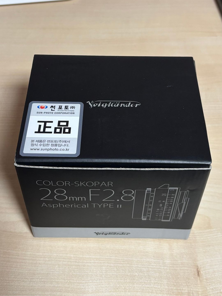 보이그랜더 컬러스코파 28mm F2.8 VM마운트 블랙 이미지