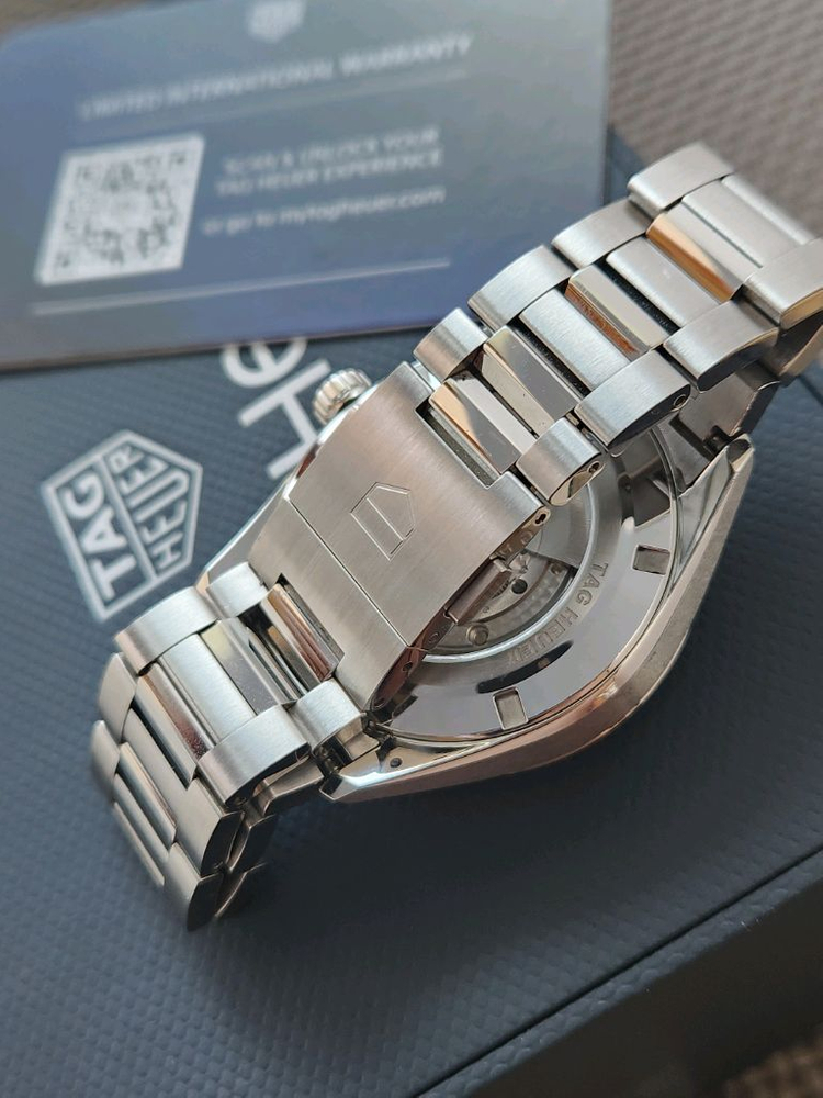 태그호이어 까레라 데이데이트 오토매틱 블루 41mm 이미지