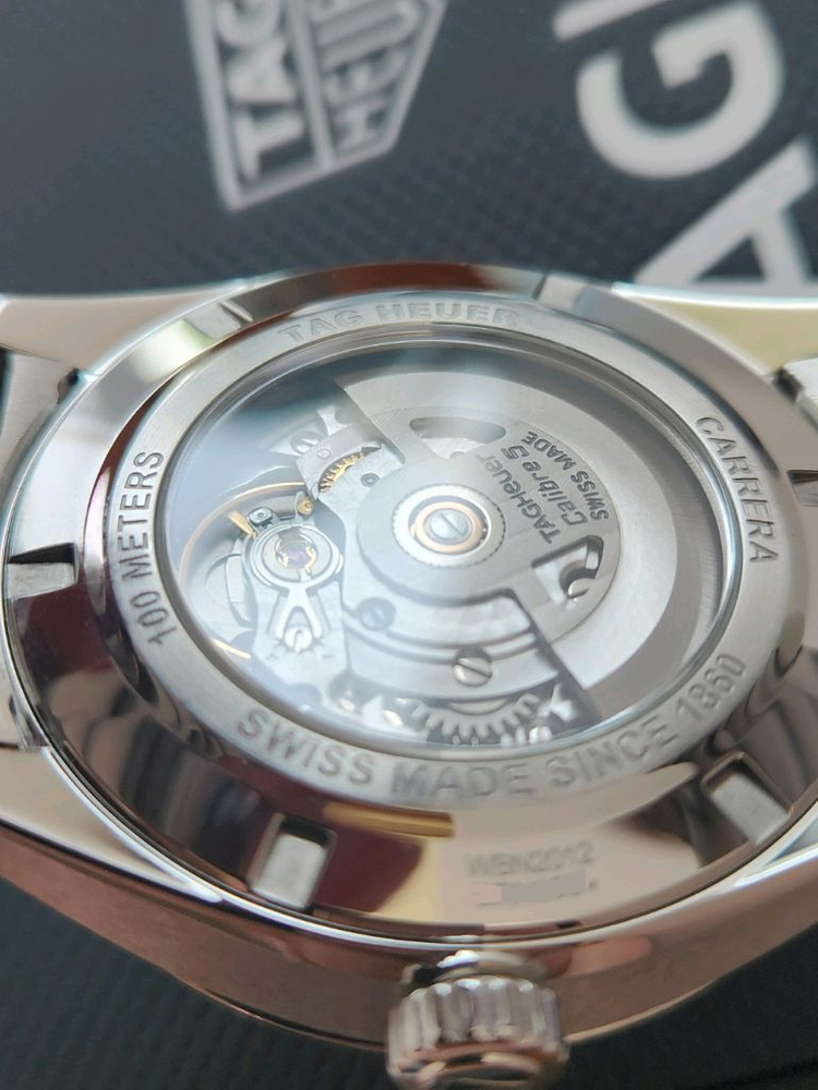태그호이어 까레라 데이데이트 오토매틱 블루 41mm 이미지