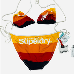Superdry 여성 로고 패널 비키니 이미지