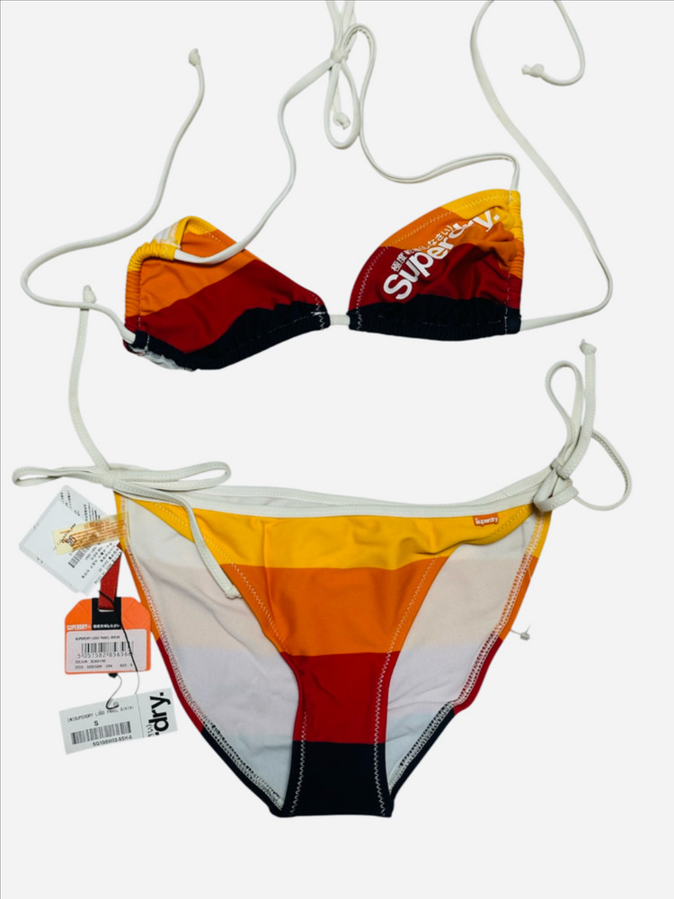 Superdry 여성 로고 패널 비키니 이미지