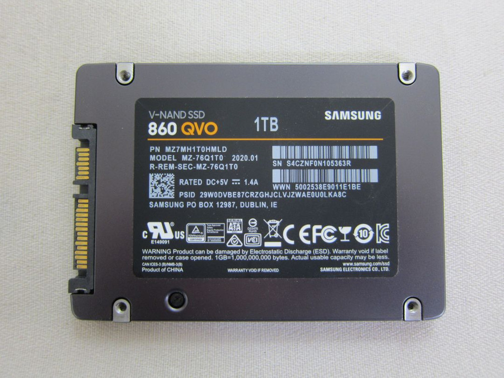 삼성전자 SSD 860 QVO 1TB 이미지