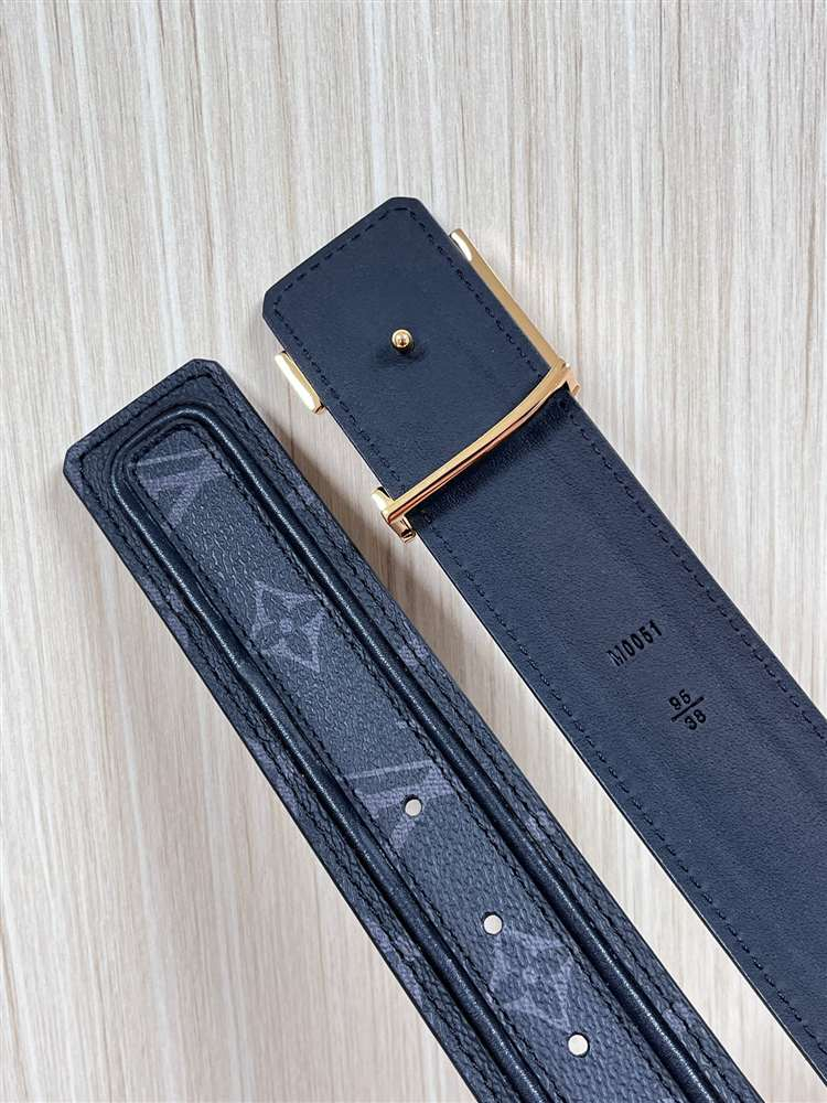 [남성] 牛皮+帆布双面腰带 1138400485 4.0cm 이미지