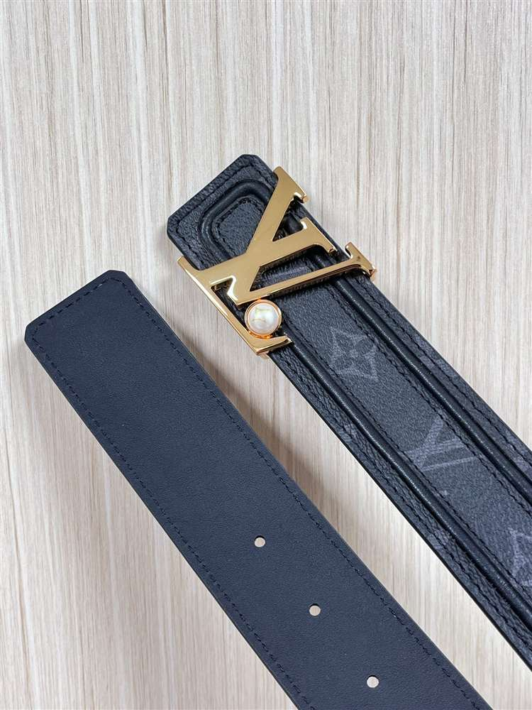 [남성] 牛皮+帆布双面腰带 1138400485 4.0cm 이미지
