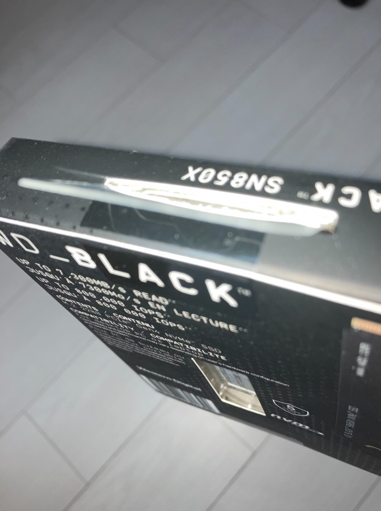 대원CTS 국내정품 WD BLACK SN850X 1TB SSD 미개봉 이미지