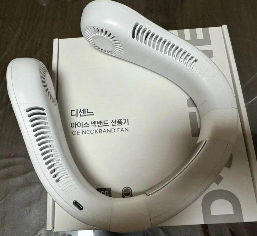 디센느 아이스 넥밴드 선풍기 이미지