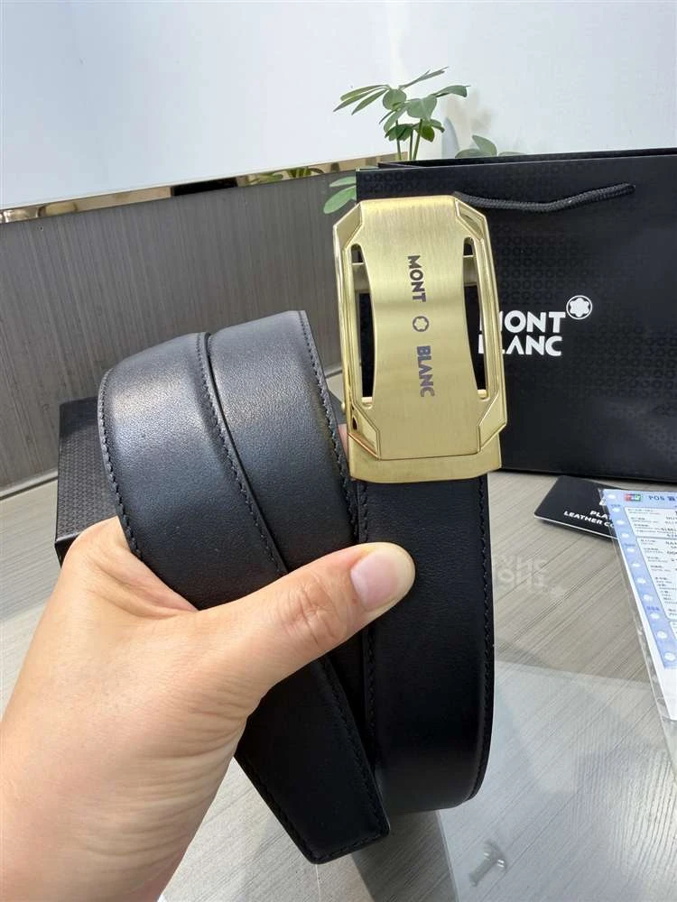 몽블랑 오토매틱 레더 벨트 / 홍콩면세점 예약상품 이미지