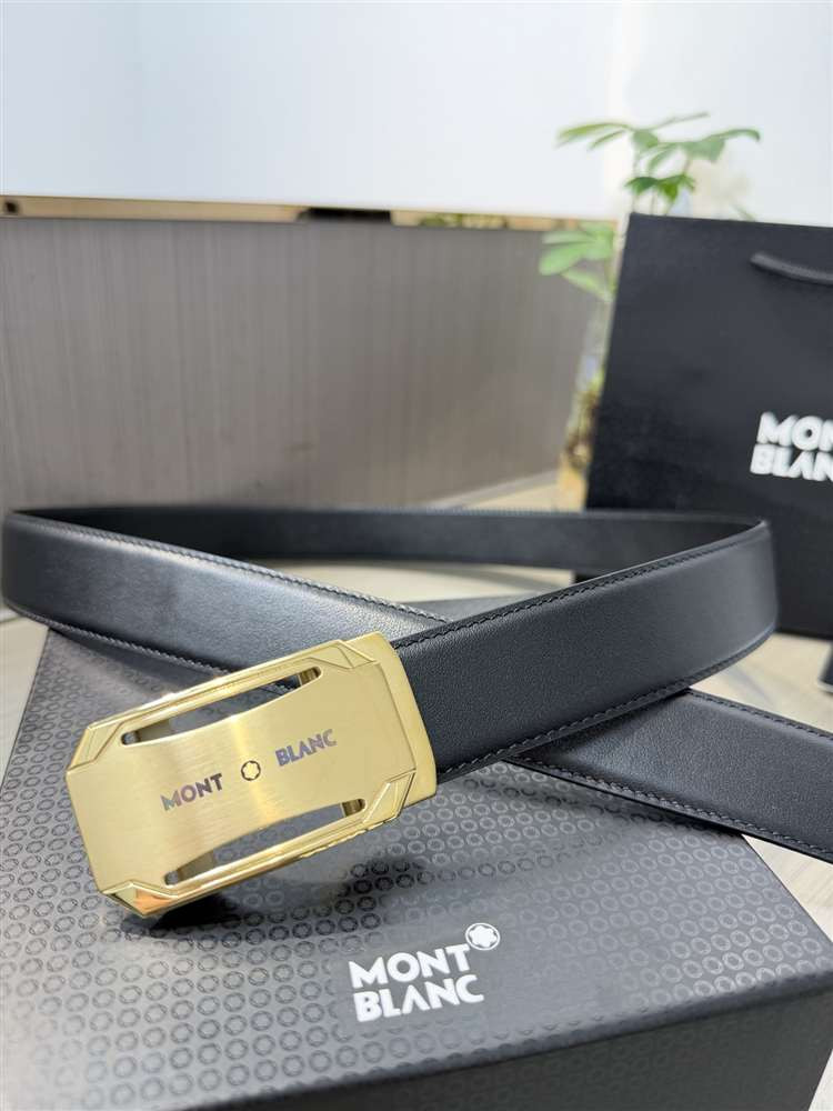 몽블랑 오토매틱 레더 벨트 / 홍콩면세점 예약상품 이미지