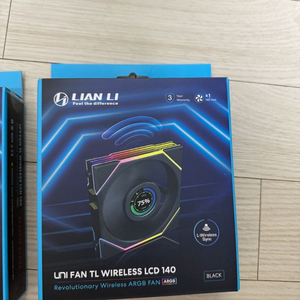 미개봉 리안리 uni tl lcd wireless 140 블랙 정방향 역방향 이미지