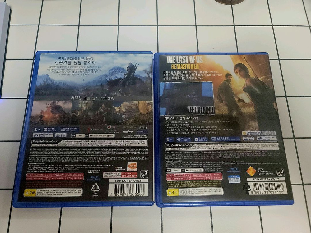 Ps4 위쳐3 라오어1 일괄판매 이미지