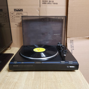 샤프 LP 턴테이블 RP 3000 (오디오 앰프 음향 이미지