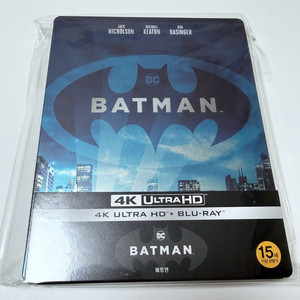 [4K 블루레이] 배트맨 1스틸북 한정판 (2disc: 4K UHD + 2D) 이미지