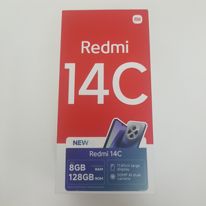 샤오미 홍미노트14C (Redmi Note14C) 블랙 128기가 미개봉 이미지