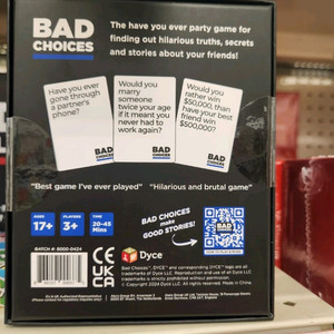 미국 카드게임 (파티 게임) BAD CHOICES 새상품 팝니다 이미지