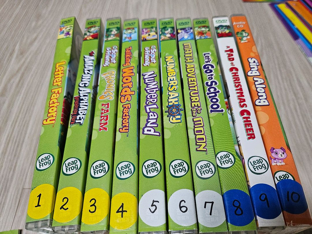 까이유, 립프로그, 마샤와 곰 dvd 이미지