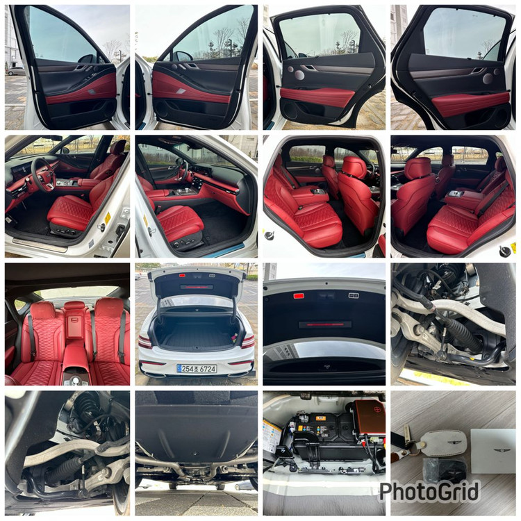 중고차 제네시스 g80, 2025년형, 가솔린 3.5T, AWD, 스포츠팩, 21,260km, 완전무사고, 신차급. 이미지