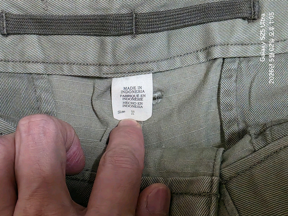 RRL 립스타 카고 쇼트 이미지