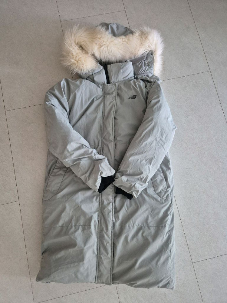 뉴발롱패딩 양면 모자탈부착 이미지