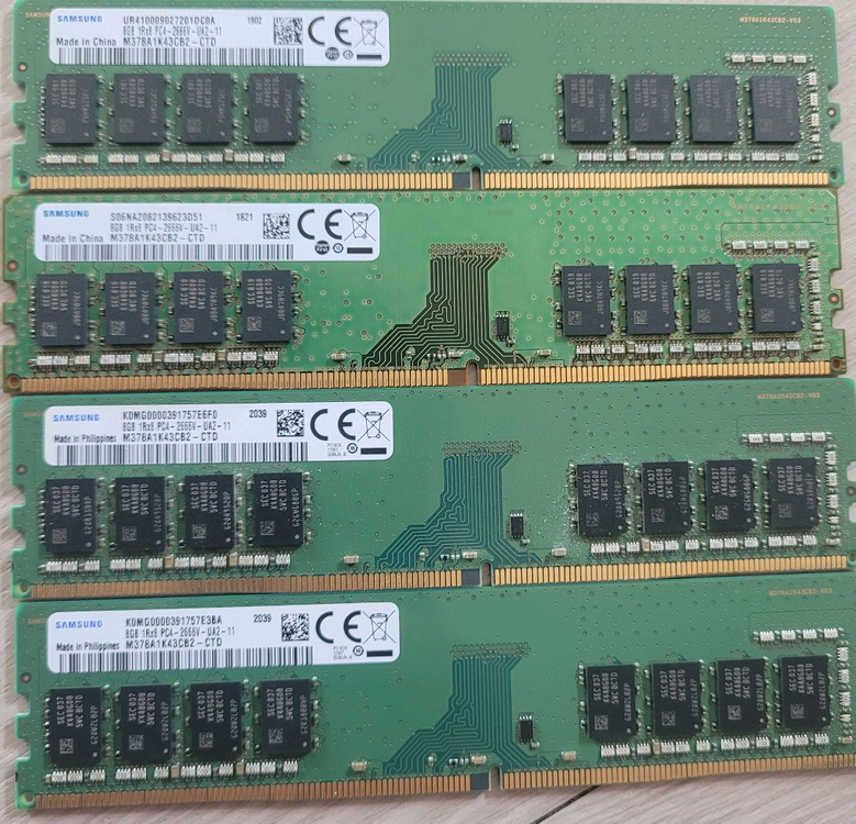 DDR4 16GB 메모리 2666 4개 이미지