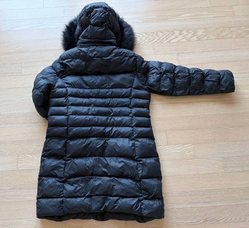 콜롬비아 여성 롱패딩 블랙 이미지