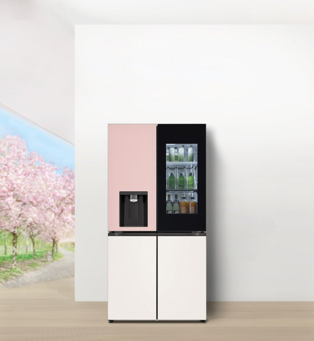 LG 디오스 오브제컬렉션 STEM 얼음정수 냉장고 (노크온 매직스페이스, 본체) 820L 이미지