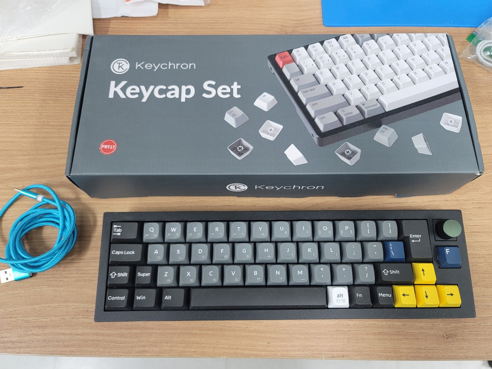 키크론 Q9 Knob Plus MS 올인원 미디어 MN2400 로지텍 K235 미니키보드 IN-BK01 무선 키보드 이미지
