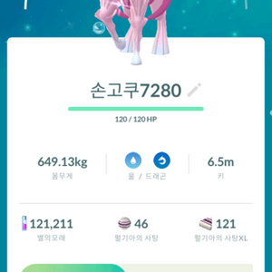 포켓몬고 이로치 공절 펄기아 이미지