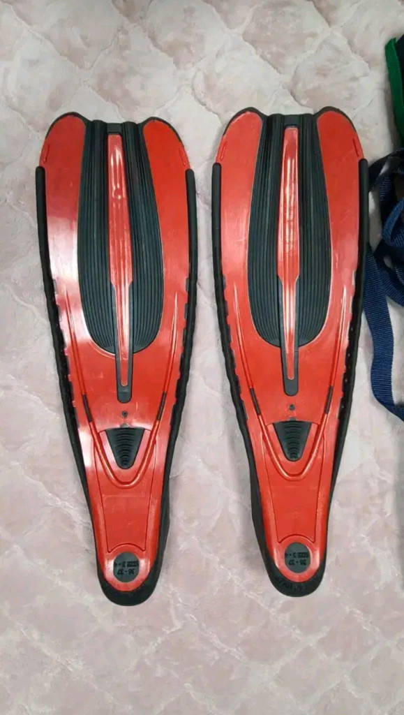 살바스 Salvas 플레이 핀 오리발(230~235mm)과 가방 이미지