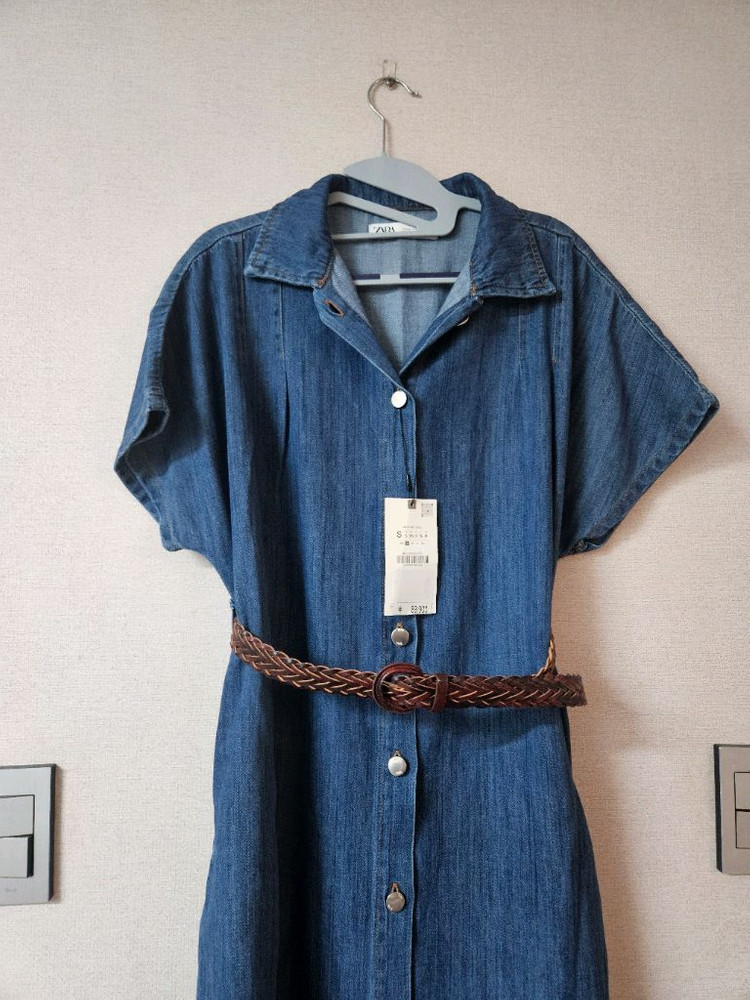 새옷) zara 자라 데님원피스 청원피스 롱원피스 55~77 이미지