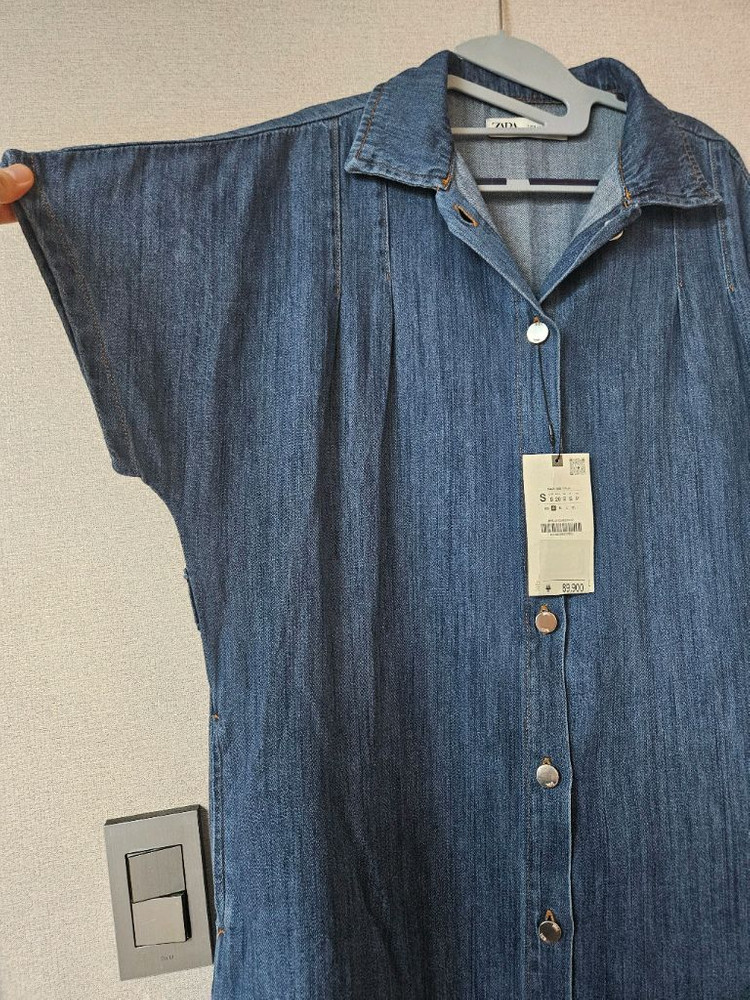 새옷) zara 자라 데님원피스 청원피스 롱원피스 55~77 이미지