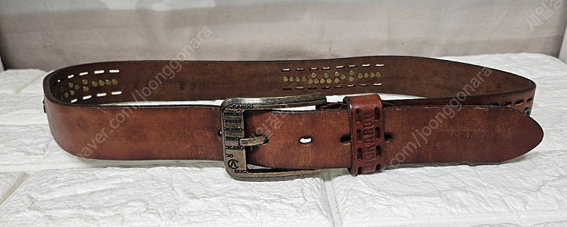 버커루 가죽벨트 31~32 BUCKAROO 천연 소가죽벨트 통가죽벨트 YA91 이미지